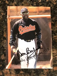 Don Baylor Autographed Postcard Orioles - Picture 1 of 2