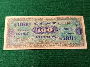 Billet 100 Francs - VERSO FRANCE SERIE 8 Fay VF 25/8 - 1945 - TTB - Bild 1 von 2