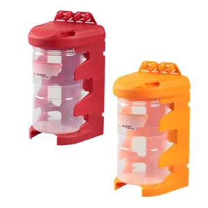 10x Aufbewahrungsbehälter Organizer Q4 Werkstatt Lagerbehälter Box Stapelbox - Bild 1 von 14