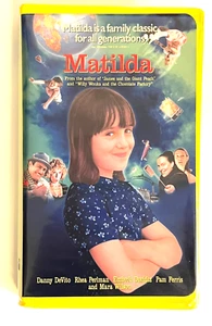 VHS Tape MATILDA Clamshell Case TRI STAR Movie Pictures DANNY DAVITO - Picture 1 of 3