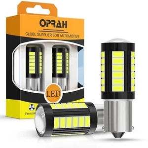 2X 7440 7443 1156 1157 CANBUS Lampada Freno LED Segnale di Rotazione Luce Bianco Giallo Rosso - Foto 1 di 16