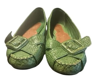 Cole Haan grüne Ballerinas ~ Halbschuhe Damengröße US 6,5B ~ leicht getragen - Bild 1 von 11
