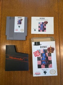 Hatris Nintendo NES 1992 Video Game. Tested Works. Cib