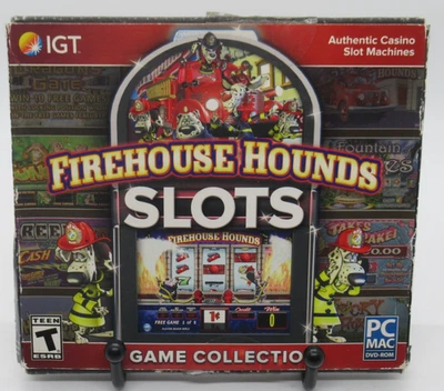 FIREHOUSE HOUNDS SLOTS - 8-GAME COLL. PC DVD-ROM GAME FOR WIN 7/8/10, IGT CASINO - Image 1 of 2