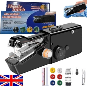 Mini Portable Smart Electric Tailor Stitch Hand-held Sewing Machine Home Travel - Picture 1 of 12