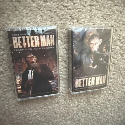 Robbie Williams - Better Man Soundtrack 2x Cassette Tape Gold / Silver - SEALED - Image 1 of 4