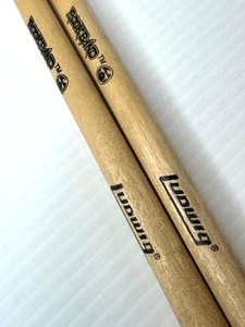 Juego de pares de baquetas Ludwig Rock Band repuesto original - Imagen 1 de 11