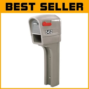 Elegant Stone Gray MailMaster Mailbox - Durable & Spacious for Organized Mail - Picture 1 of 7