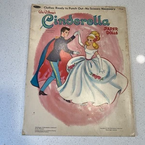 Vintage Walt Disney CINDERELLA Paperdolls Original 1964 Prince Stepmother - Picture 1 of 19