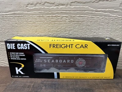 K-Line by Lionel 6-22450 Seaboard Die-Cast  4-Bay hopper w/ Gravel Load - Image 1 of 4