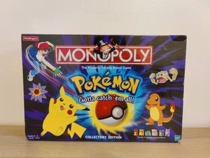 RARE Sealed Vintage Hasbro POKEMON Monopoly Collector's Edition Board Game - Picture 1 of 9