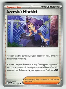 Acerola's Mischief Mega Evolution Uncommon 113/132 - Picture 1 of 2