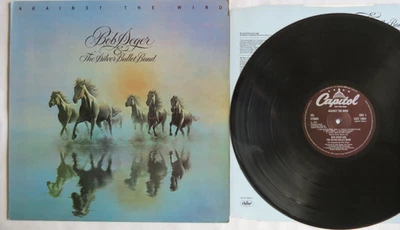 Bob Seger & The Silver Bullet Band* – Against The Wind   EAST 12041  VINYL MINT - Image 1 of 4
