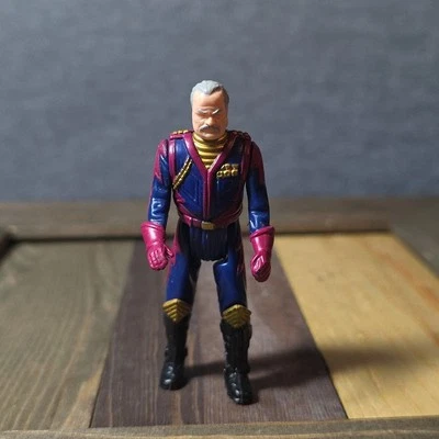 Kenner M.A.S.K. de colección Figura de acción Mask 1987 serie 3 Miles Mayhem sin máscara Foto 1 de 4