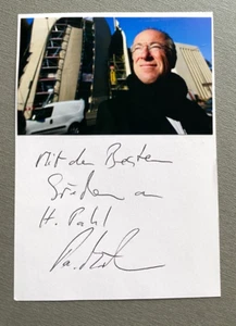 PAUL BÖHM Architekt "Kölner Moschee" signed Briefkarte 10x15 Autogramm - Picture 1 of 1