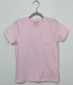 Crewcuts Boys T Shirt 6-7 Cotton Pink Short Sleeve Crew Neck Lightweight NWT - Picture 1 of 6