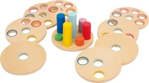 Logisteck, gioco a incastro in legno, gioco di pensiero, gioco di logica, giocattolo educativo - Foto 1 di 7