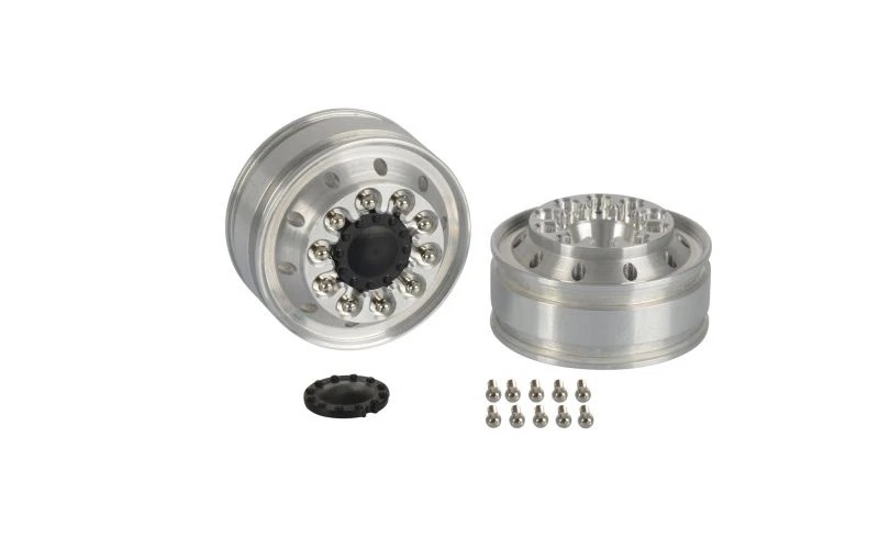 Carson  1:14 Alu Felge schmal (2) AG-Vorderachse - 500907272 - Bild 1 von 1