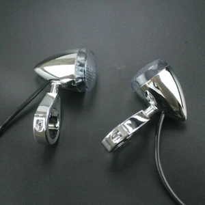 Lámparas indicadoras LED intermitentes delanteras 41 mm horquilla touring moto - Imagen 1 de 6