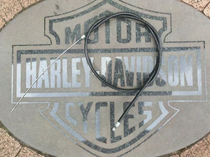 Harley WL WLA WLC WLD Flathead UL Cotton Control Coil Brake Cable 4143-30A 115cm - Picture 1 of 4