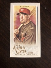 2020 Topps Allen and Ginter Base Mini #8 Jeff Bagwell - Houston Astros
