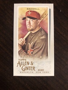 2020 Topps Allen and Ginter Base Mini #8 Jeff Bagwell - Houston Astros