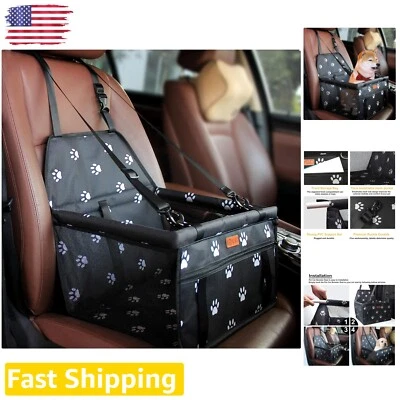 Asiento de coche duradero para mascotas pequeñas y medianas - Viaje cómodo y seguro Foto 1 de 4