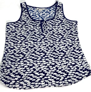Adam Levine Tank Top Blue Elephants Size Medium - Picture 1 of 7