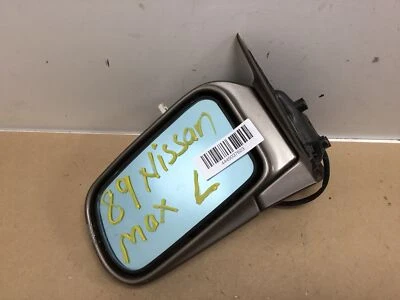 ESPEJO RETROVISOR ELÉCTRICO PUERTA IZQUIERDA LADO CONDUCTOR NISSAN MAXIMA 1989 1990 GRIS FÁBRICA Foto 1 de 4