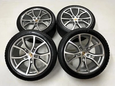 ORIG 21 PORSCHE Cayenne 9Y0 9YA E3 EXCLUSIVE FELGEN WINTERREIFEN WINTER GTS MwSt - Bild 1 von 4