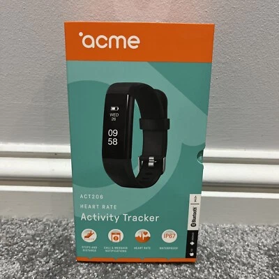 ACME Heart Rate Activity Tracker ACT206 - BLACK - Image 1 of 3