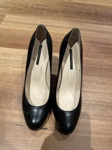 TONY BIANCO WOMEN BLACK HIGH HEELS SIZE 7 - Picture 1 of 6