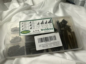 Assortimento 230 Pezzi di Perni a Rotolo, Set di Perni a Rotolo SAE, Perni a Molla Scanalati, Acciaio Split - Foto 1 di 2