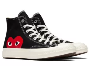 Converse Chuck Taylor All-Star 70 Hi Comme des Garcons PLAY schwarz 150204C NEU - Bild 1 von 4