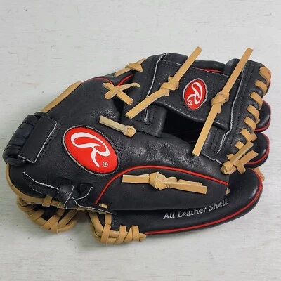 Rawlings Highlight Series Baseball Black/Gold  Glove 10.5" Youth RHT H105IB NWOT - Image 1 of 4