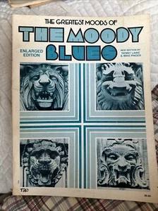 The Moody Blues greatest moods pvg songbook night nights in white satin Rare - Picture 1 of 2