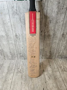 Gray Nicolls Cricketschläger Derbyshire CCC signed Autogramm England Neuseeland - Bild 1 von 9