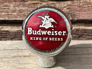 VINTAGE 50er JAHRE ANHEUSER BUSCH BUDWEISER BIER ZAPFHAHN GRIFF KUGELKNOPF ROBBINS CHROM - Bild 1 von 3