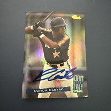 1994 Classic Update Cream of the Crop #CC15 Ramon Castro signed auto astros