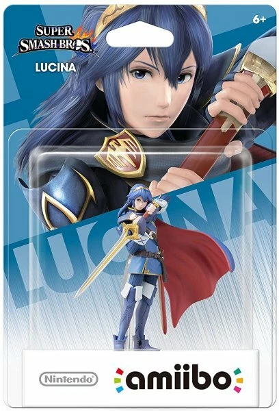 "Lucina Amiibo Super Smash Bros HTF US For Nintendo Wii U, 3DS "
