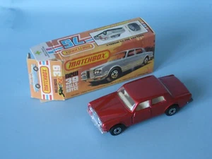 Lesney Matchbox Superfast 39 Rolls-Royce Silver Shadow Red Boxed Toy Car b - Picture 1 of 3