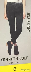 Kenneth Cole Jess Skinny Pants Black Size 6 NWT - Picture 1 of 4