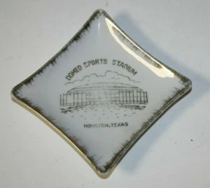 Vintage Harris county domed stadium Houston Texas ashtray or small dish - Picture 1 of 3