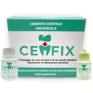 Cemento Dentale Universale - Fissaggio Definitive Di Corone E Ponti - Otturazio - Foto 1 di 12