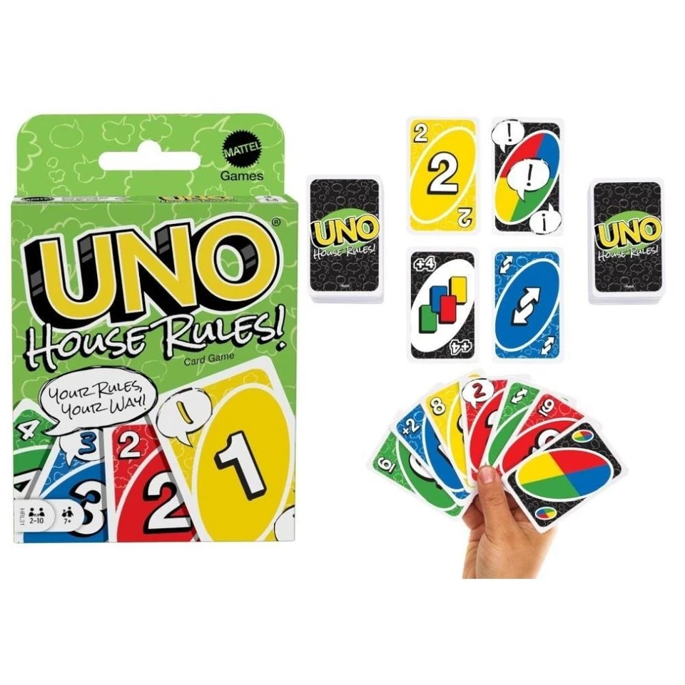 UNO Card Game – Classic, Flip, Extreme, Minecraft, Harry Potter & More - Image 1 of 1