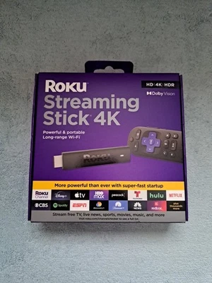 Roku Streaming Stick 4K 3820 HDR Media Streamer - Image 1 of 3