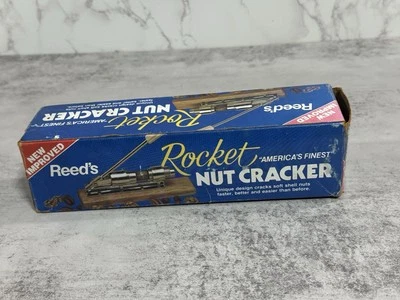 Cascanueces vintage Reed’s Rocket modelo 816 hecho en EE. UU. nuez moscada caja original Foto 1 de 4