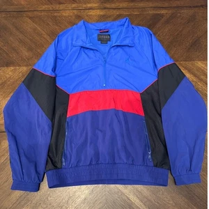 Jordan Pullover Jacke Windbreaker Color Block Blau Rot Schwarz Herren |W1 - Bild 1 von 5