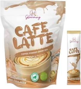 Glowming - CAFE LATTE - Coffee Powder Drink Mix - 10 sachet x 20g - Picture 1 of 8