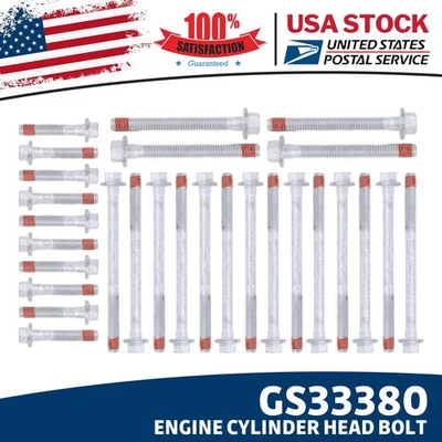 Juego completo de pernos de culata para Chevy SSR GMC Sierra Buick Rainier GS33380 Foto 1 de 4